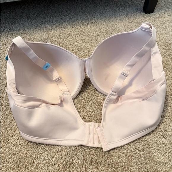 NWT Vanity Fair | Beauty Back Extended Side Back Smoother Quartz Pink Bra | 42C - Picture 4 of 9